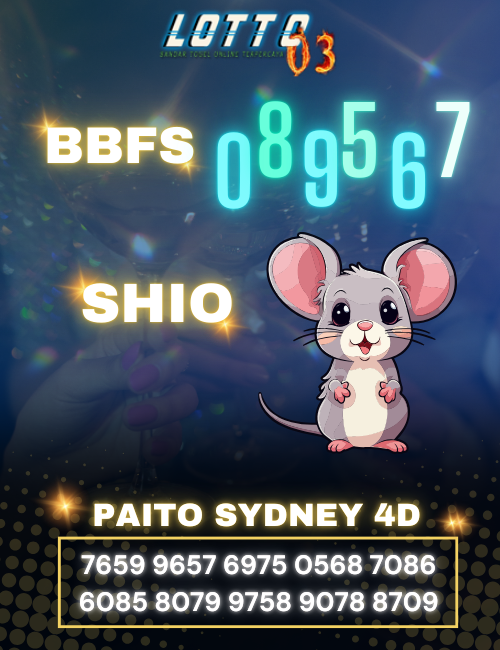 Prediksi Togel Pasaran Sydney 06 Mei 2025